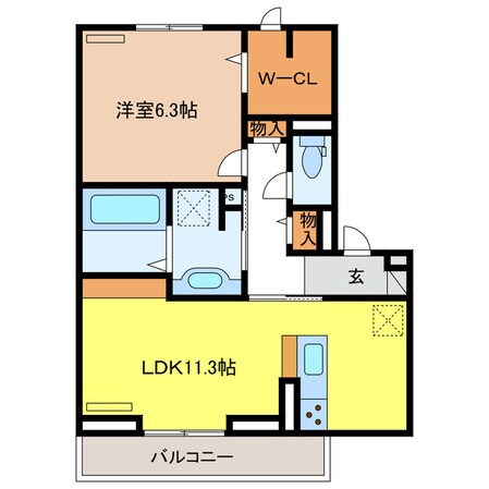 Ｌｕｘａ　A棟の物件間取画像